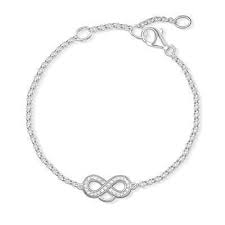 Bracelet Infini Argent Swarovski Bijoux Fantaisie Bijoux Tendance Infinity Charm Bracelet Silver Infinity Bracelets Thomas Sabo Charms