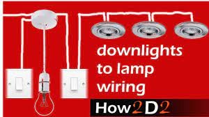 Documentation page for the loxone led ceiling spots ww, including technical specification and basic wiring diagram. Downlights To Lamp Switch Wiring Spotlights To Switch Ceiling Rose Youtube