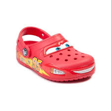 Your little race car driver is sure to take off running with the durable croc kids® fun lab disney pixar cars™ band clog. Toddler Crocs Cars 2 Lightning Mcqueen Sandal From Journeys On Catalog Spree My Personal Digital Mall Crocs Toddler Crocs Strap Heels