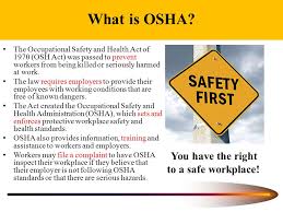 The occupational safety and health administration (osha) is an agency of the united states department of labor. Occupational Safety Health Administration Osha Osha Orientation This Material Was Produced Under Grant Number Sh F 17 From The Occupational Ppt Download