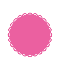 Scallop Lace Circle Svg File Chicfetti Parties Svg Shapes Free Svg Svg