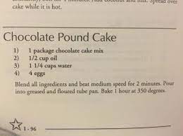 4 Ingredient Chocolate Pound Cake Recipe Chocolate Pound Cake Pound Cake Cake