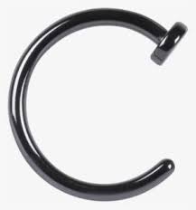 Black Nose Ring Png Black Nose Ring Titanium Nose Rings Nose Ring Jewelry