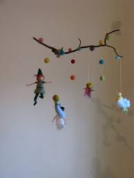 Peter Pan And His Friends Needle Felted Mobile By Made4ubymagic Sort Of The Most Adorable Thing I Have Ever Seen In Peter Pan Nursery Peter Pan Needle Felting