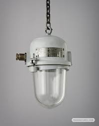 Air Raid Shelter Explosion Proof Lights These Smaller Size Explosion Proof Lights Have Painted Shades With One Si Industrial Cage Pendants Paint Shades Lights