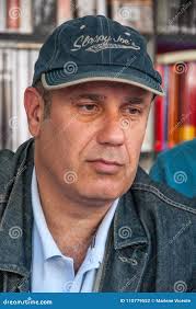 Portrait of Federico Moccia Listening Editorial Photography