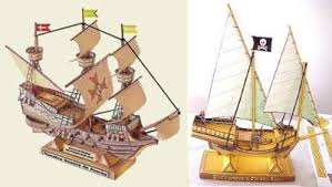 Galleon And Pirate Ship Paper Models Tektonten Papercraft Paper Models Paper Crafts Pirate Ship Model