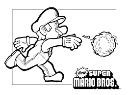 Pictures to print and color. Coloring Rocks Mario Coloring Pages Super Mario Coloring Pages Mario Bros