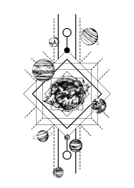 See more ideas about tattoos cool ufo tattoos that make you wish to be abducted. Illustration About Solar System Sacred Geometry Abstract Background With Hand Drawn Planets Beautiful Ta Sacred Geometry Tattoo Geometry Tattoo Planet Tattoos