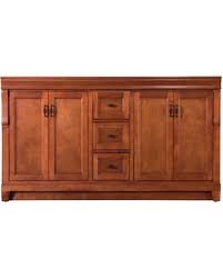 Make the most of your storage space and create an. Deals For Home Decorators Collection Naples 60 In W Bath Vanity Cabinet Only In Warm Cinnamon For Double Bowl