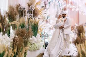 Providing decoration service to events/ weddings Yuna Zarai Channels Goddess Vibes In Her Malaysian Garden Wedding