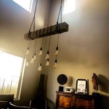 48 Rustic Beam Light Fixture