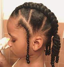 Tanya Audrey On Instagram Two Braids W Twist Ends Products Ckfmnaturals Shinenjam Naturalkidsha Hair Styles Natural Hair Styles Lil Girl Hairstyles