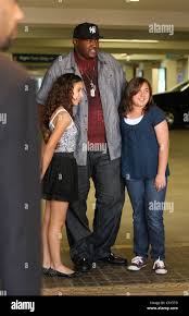 Quinton Aaron shopping at the Grove Hollywood, California