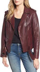 7 For All Mankind Leather Biker Jacket Nordstrom Cute Leather Jackets Leather Jacket Jackets