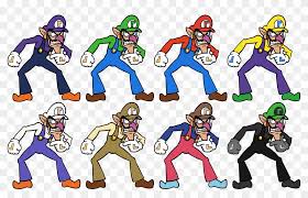 Waluigi coloring pages, we have 1 waluigi printable coloring pages for kids to download Lizuka S Alternate Color Mock Ups Waluigi Colors Clipart 454724 Pikpng