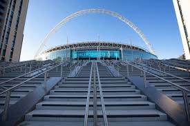 Even though the first stadium was demolished in 2003, the current option of the home of england's international team was. Wembley Stadium On Twitter A New Look For 2021 Today Quintainltd Unveiled The New Olympic Steps At Wembley Stadium A Fitting New Entrance And The Latest Milestone For Wembleyparkldn For More