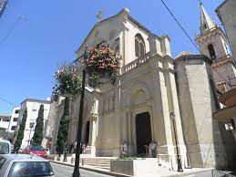 The Church Of St Michael In Draguignan A Commune In The Provence Alpes Cote D Azur Region Of Southeastern France The Bell Tower Is At The Rear Draguignan