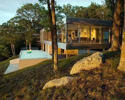 Private houses seongbuk gate hills located in seoul south korea. Vertical T Shaped Hilltop House Exposes Views On All 4 Sides