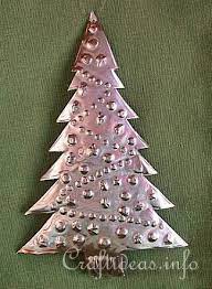 Embossed Metal Christmas Tree Christmas Tree Ornament Metaltree Metal Christmas Tree Metal Tree Wall Art Copper Christmas