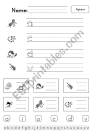 A b c d e f g h i j k l m n o p q r s t u v w. Alphabet A C D V Easy Version Esl Worksheet By Lippy Madrid