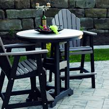 Berlin Gardens Garden Classic 38 In Round Bar Table Patio Table Set Outdoor Tables And Chairs Outdoor Bar Stools