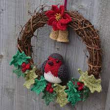 We did not find results for: Crochet Christmas Wreath With Robin Poinsettia Holly And Bells That Really Ding M Crochet Christmas Wreath Christmas Crochet Crochet Christmas Decorations