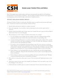 The parties have to decide which type of lease is going to be signed. Tenant Lease Violation Warning Letter Templates At Allbusinesstemplates Com