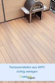 Wpc Terrassendielen Verlegen Casando Ratgeber Terrasse Bauen Terrasse Terrassendielen