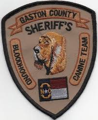 Gaston County North Carolina Sheriffs Dept K 9 Unit Patch Bloodhound Ebay Bloodhound Gaston County Police Patches