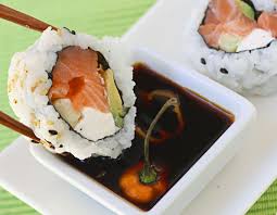 Habanero Soy Sauce Sushi Served With A Souvenir From Cancun La Fuji Mama Food Sushi Recipes With Soy Sauce