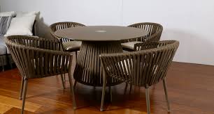 A modern dining table from crate and barrel gives your space a fresh new look. Modern Round Frosted Glass Top Dining Table Brisbane Furniture Australia