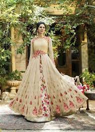 We have many items in our shop, not on the web. Partywear Floral Anarkali Gown Partywear Floral Anarkali Gown About 24 Of These Are Wear A Ball Gown That Has A Bounce To It So Evening Party Wear Long