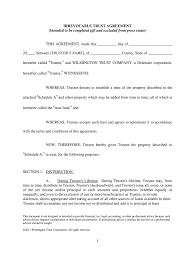 Irrevocable Trust Form Fill Out And Sign Printable Pdf Template Signnow