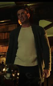 We let you watch movies online without. Chris Evans Cardigan And T Shirt In Knives Out Findfashion