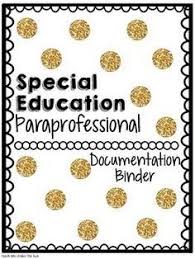 This File Is Designed To Allow For Paraprofessionals To Accurately Document Stud Special Education Paraprofessional Special Education Special Education Teacher