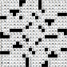 Check spelling or type a new query. 0501 16 New York Times Crossword Answers 1 May 16 Sunday Nyxcrossword Com
