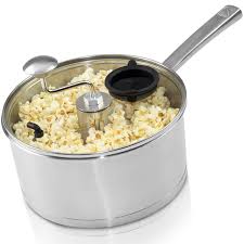 Pour a teaspoon of vegetable oil into the pan to prevent the kernels from sticking together. Best Stovetop Popcorn Poppers Updated Leelalicious