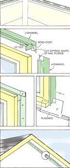 Do we need to install flashing around the i think you are right, they used j channel instead of starter strip because of the porch. How To Install Vinyl Siding Starter Trim Strips Hometips