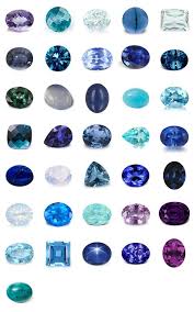 Blue Gemstones Stones And Crystals Gemstones Violet Gemstone