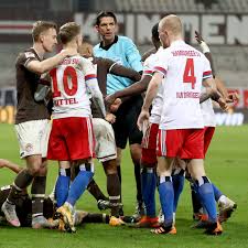 Collins did have an awkward landing. 2 Bundesliga Update Matchday 23 Bochum Go Top St Pauli Win Hamburg Derby Fear The Wall