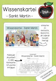 Wissenskartei Sankt Martin Arbeitsheft In 2020 Kartei Sankt Karteikarten