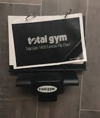 Total Gym Exercise Flip Chart Holder Mounting Base For 1700