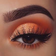 Aprenda Maquiagem Profissional Clique Aqui Em 2020 Aprenda As Principais Tecnicas Orange Eye Makeup Eyeshadow Makeup Orange Makeup