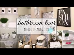 Stupell home decor laundry room bathroom wood textured word design wall art by gigi louise reg. Bathroom Decorating Ideas Tour Youtube