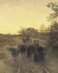 Landscape With Cows Herman Johannes Van Der Weele Kunst Koeien En Landschap