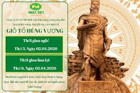 Năm mậu thân đời đường nghiêu thứ iv (2352 trước công nguyên) có nam di việt thường thị đến chầu, hiến con rùa lớn. Lá»‹ch Nghá»‰ Lá»… Giá»— Tá»• Hung VÆ°Æ¡ng NÄƒm 2020 Nháº¥t Viá»‡t Logistics