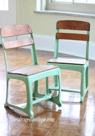 Vintage School Chairs Green Metal Vintage School Chairs Wood Chair Makeover Antique School Chairs