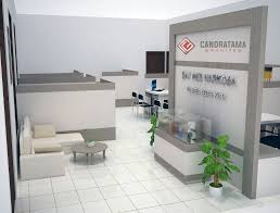 Partisi dipilih tidak yang menyekat ruangan secara utuh untuk memudahkan setiap staff saling berkomunikasi untuk masalah pekerjaan tertentu. Partisi Kantor Kota Gorontalo Yang Menarik