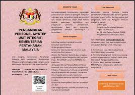 Kenyataan media national task force: Pengambilan Personel Kementerian Pertahanan Malaysia Facebook